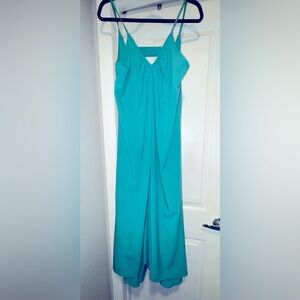 Nordstrom Aqua Green Maxi Dress